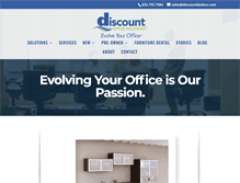 Tablet Screenshot of discountdeskco.com